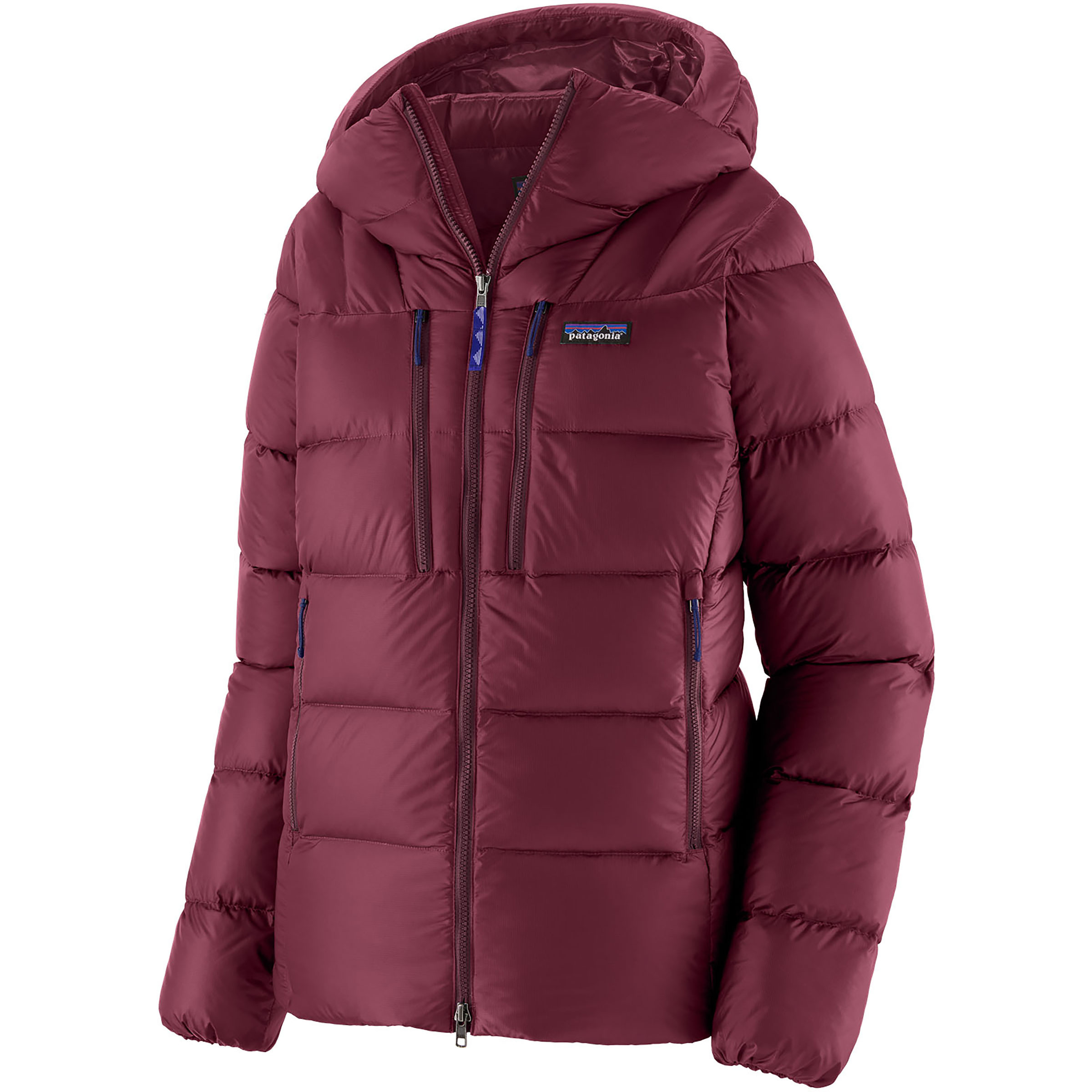 Patagonia Fitz Roy Down Damen Isolationsjacke lila Größe S Alpinklettern | Bergsteigen | Hochtour Klein verpackbar Wasserabweisend