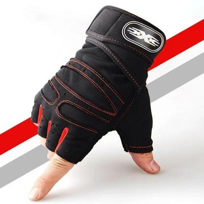 Uplift Essentials Gym Gloves For Fitness Weight Lifting And Training l red