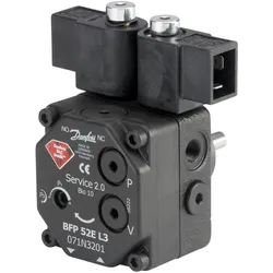 Danfoss Ölbrennerpumpe BFP 52 E L3 LES 2 Ventile, 24 l/h, Drehr. li, Anschl. li