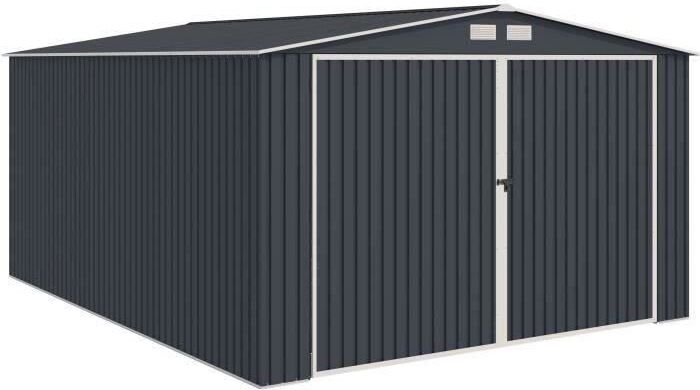 Metallgarage 18,2 m² - mit Anker -Kit enthalten