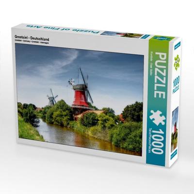 CALVENDO Puzzle Greetsiel - Deutschland | 1000 Teile Lege-Größe 64x48cm Foto-Puzzle für glückliche Stunden