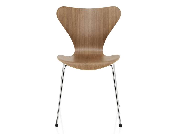 Fritz Hansen - Serie 7 Stuhl, Chrom / Walnuss natur
