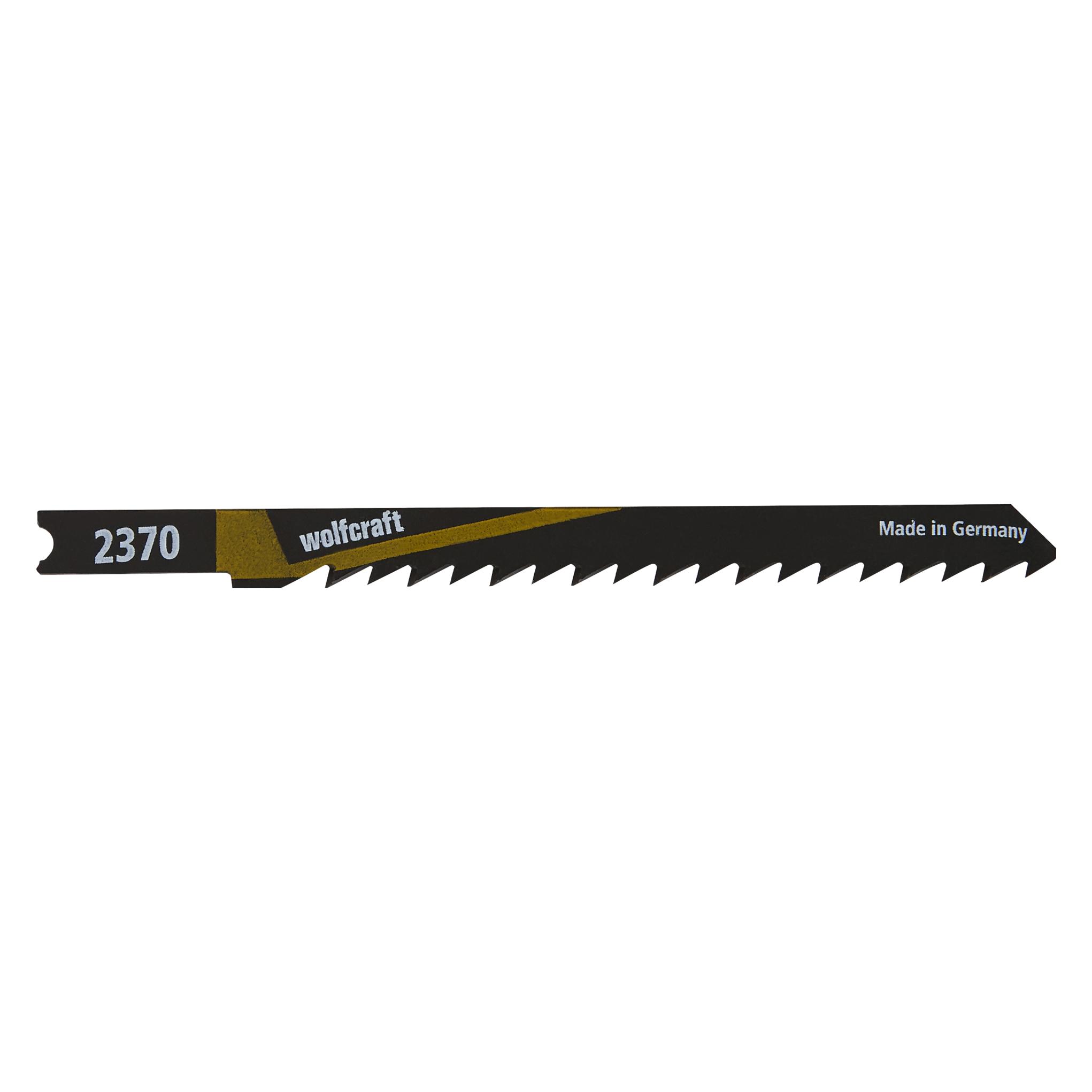 wolfcraft 2 Stichsägeblätter HCS L=100mm U-Schaft (2370000)