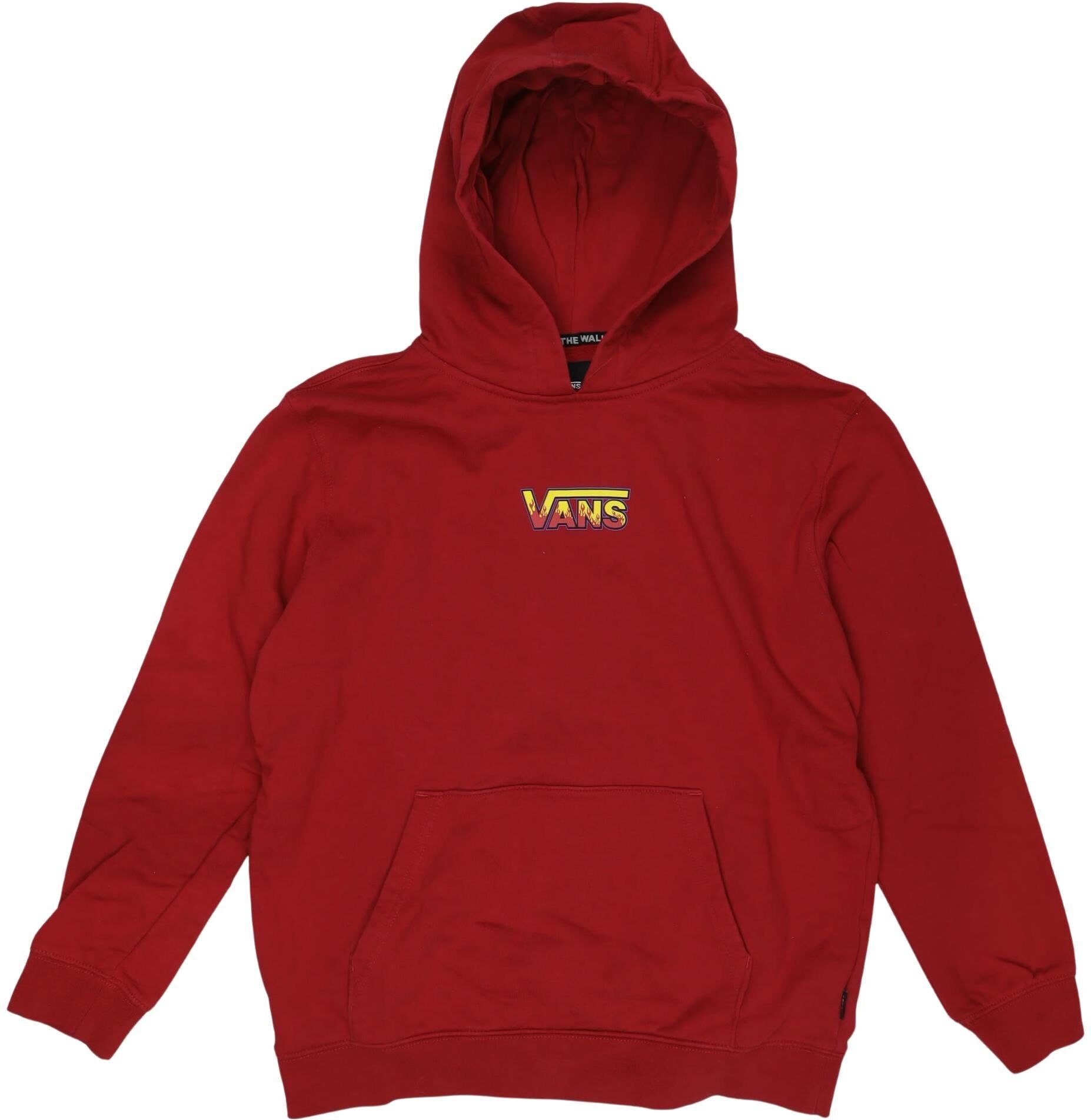 Vans Mädchen Kapuzenpullover oder Sweater, Rot, Gr. XL, Baumwolle - Second Hand