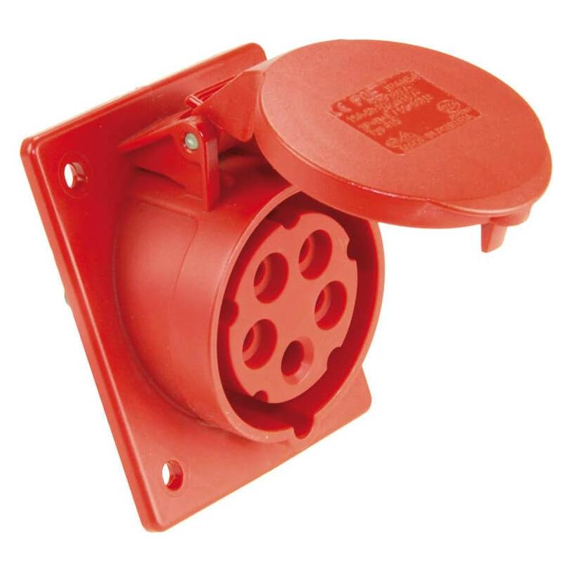 PCE 413-6f8 Anbaudose schräg 16A 3p 6h IP44/54 (413-6f8-PCE-)