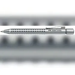 Kugelschreiber M Grip 2011, silber Dreiecksform, Soft-Grip-Zone,