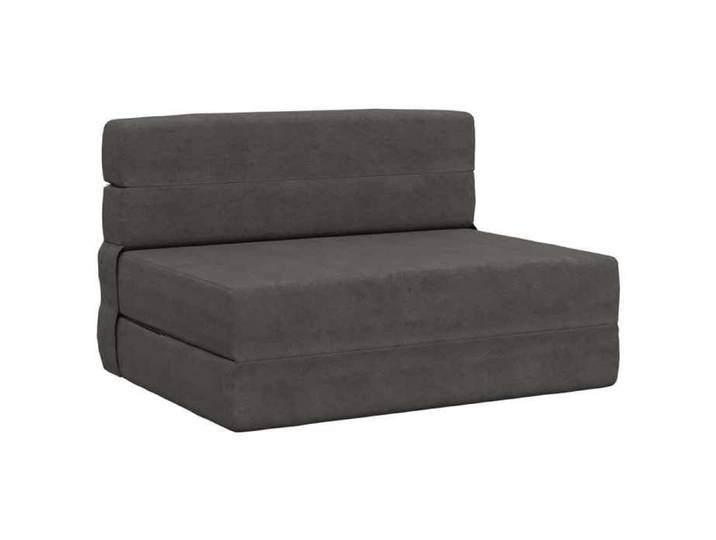 Elégance - Chic Canapé convertible moderne - Canapé-lit pliable - Gris foncé - 70x80x60cm - Tissu_0192278