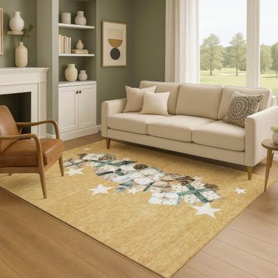 Addison Rugs Premium Washable Super Soft Christmas Presents Mayfield Rug