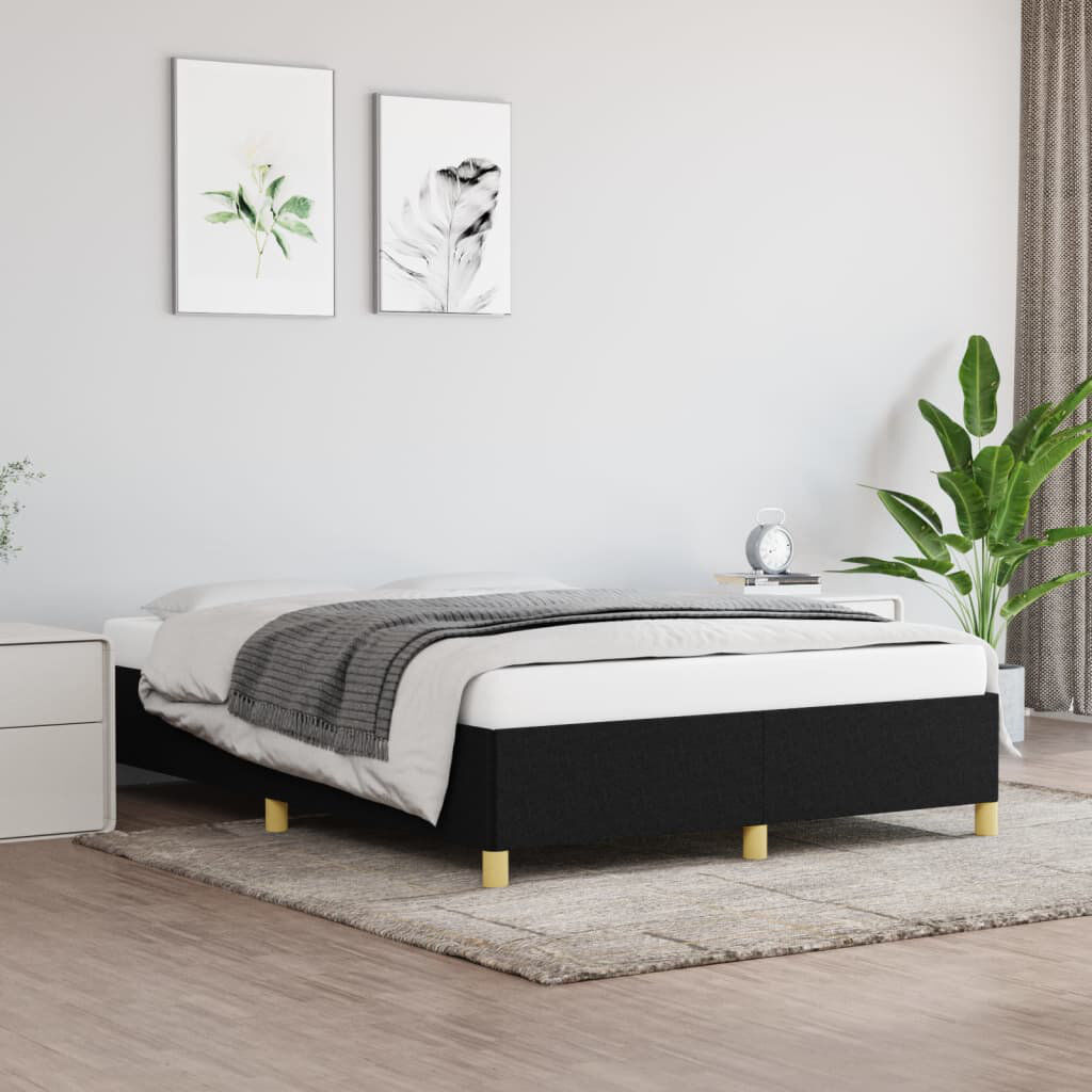 17 Stories Holdyn Bed Black/Brown Double (4'6)