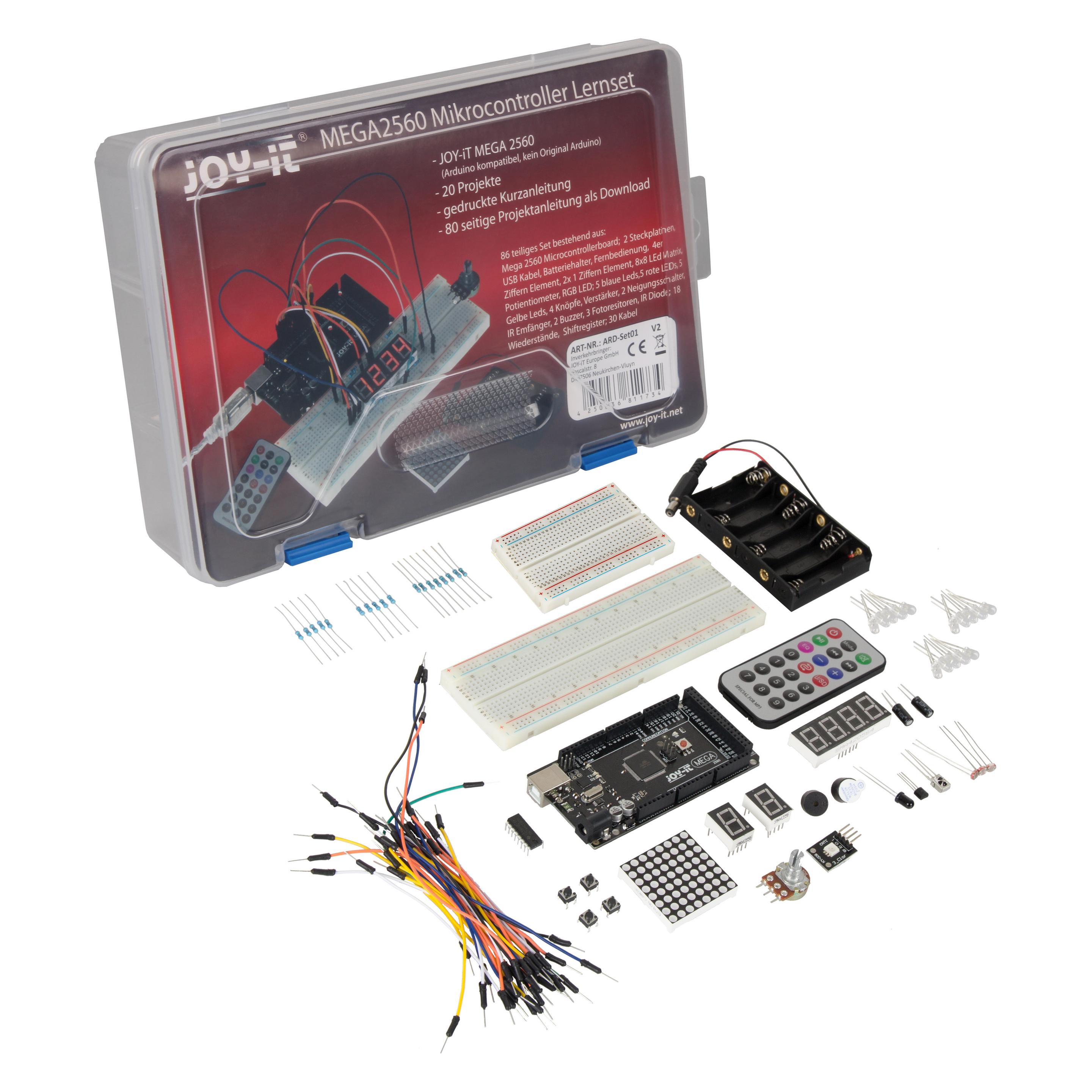 Joy-it Lernpaket ard-set01 Arduino Me (Arduino Mega2560 Elektronikset)