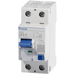 Doepke, Schutzschalter, DOEP DFS2-016-2/0,03-A Fi-Schalter 16A 0,03A 2p