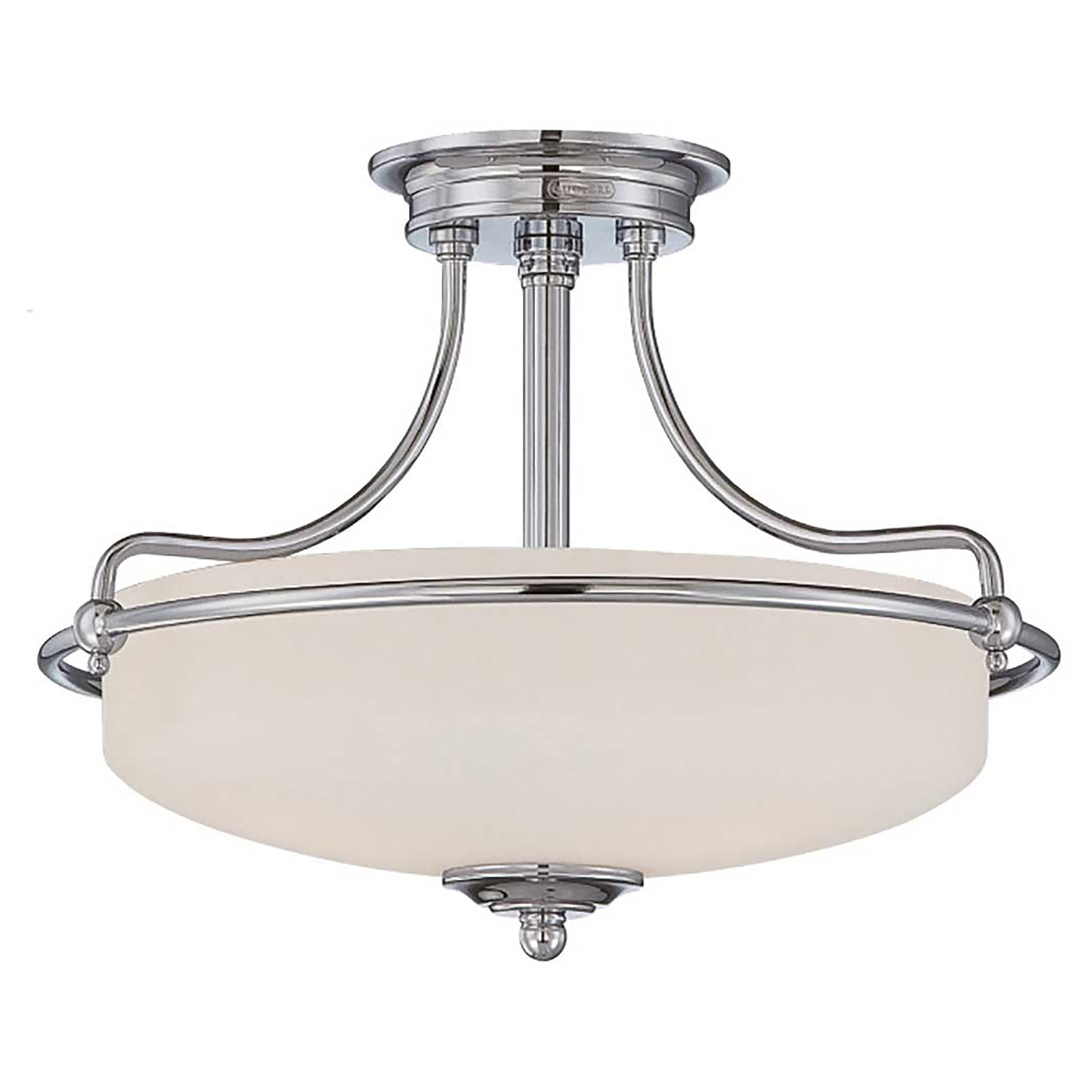 home24 Plafondlamp Griffin type C zilver/zilver Ø 42cm