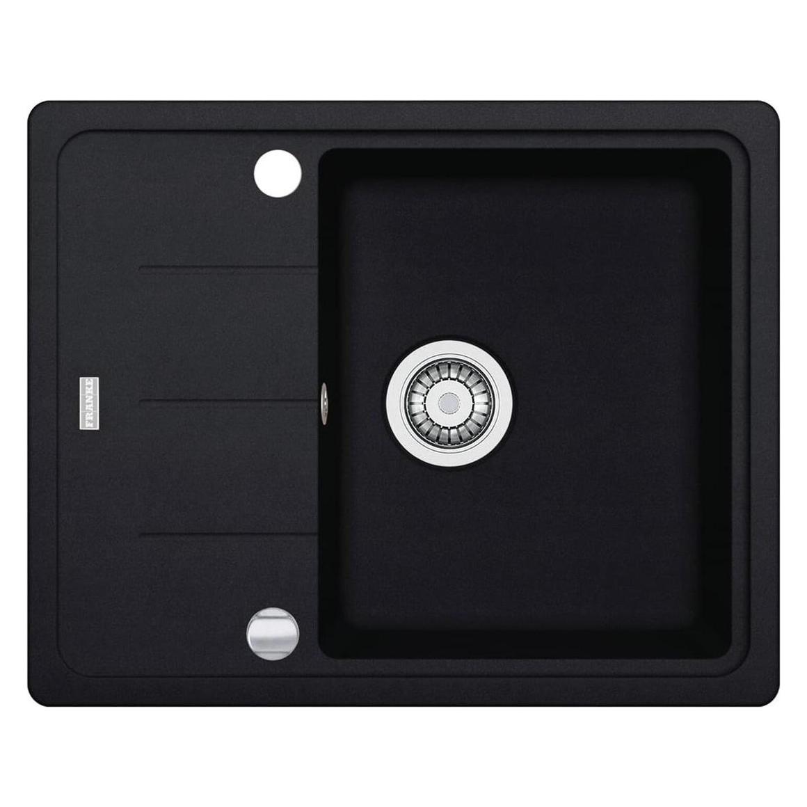 Franke Stone washbasin Basis, BFG 611-62, Onyx (500 mm, 500 mm) (B00I9BK2EG)
