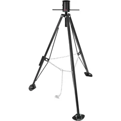 VEVOR Wohnmobil-Stabilisierungsheber 1 Stk. 880–1450 mm Höhenverstellbar, 2,27 t Tragfähigkeit Wohnwagen-Halterungen, Klappbarer Stativstabilisator 200 x 200 x 1326 mm, Wohnwagen-Stativ Inkl. Zubehör