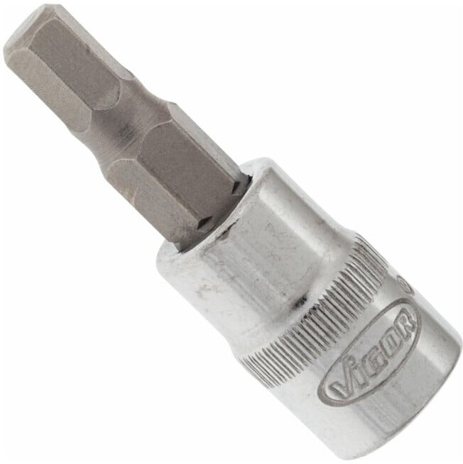 VIGOR Embout tournevis carré intérieur 6,3 mm (1/4