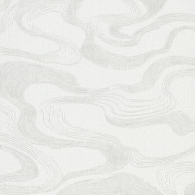 Galerie Wallcoverings Kumano Textured Abstract Flow Design Vinyl on Non-woven Pearlescent Wallpaper Roll