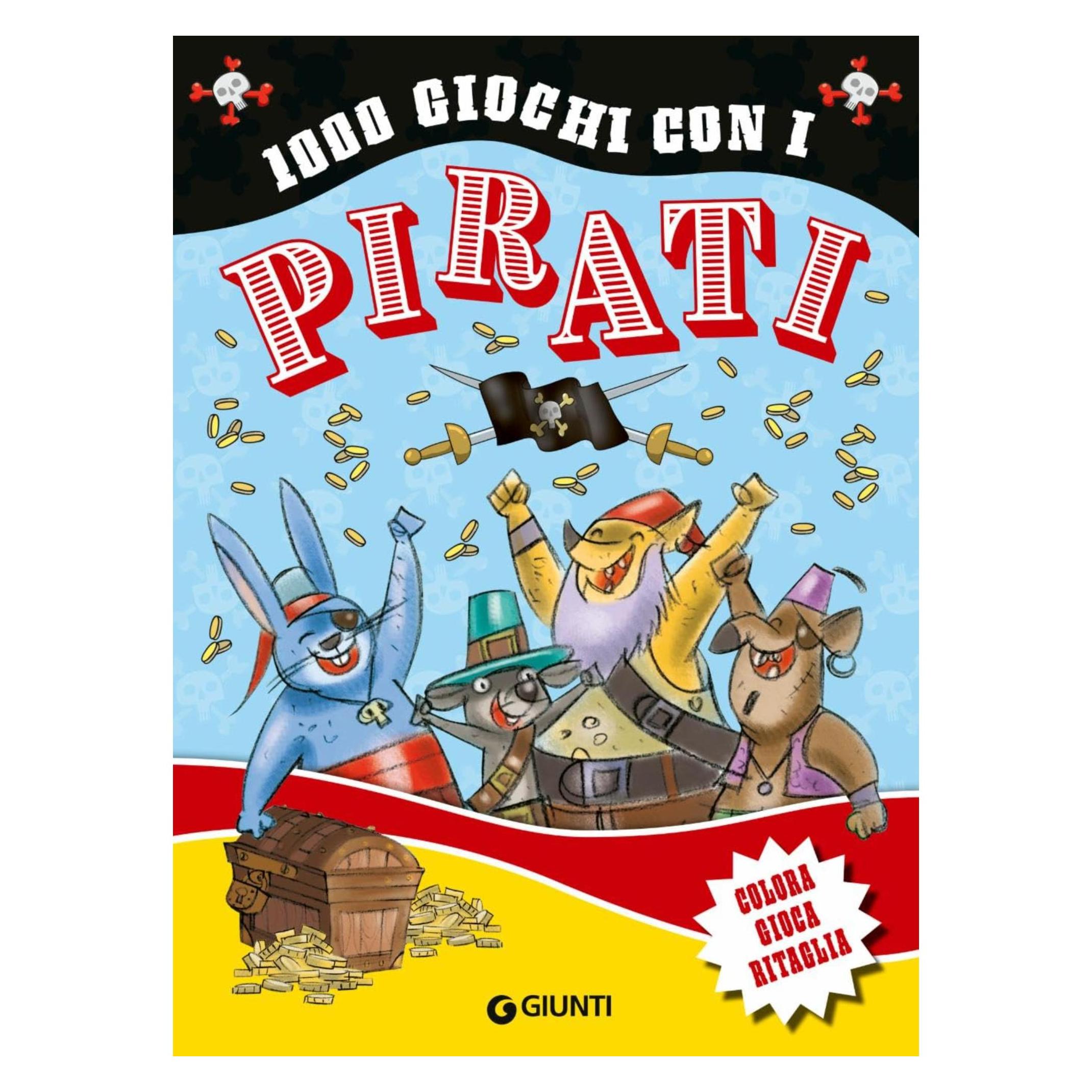 Giunti 1000 Spiele mit Piraten (Italienisch) (47255183)