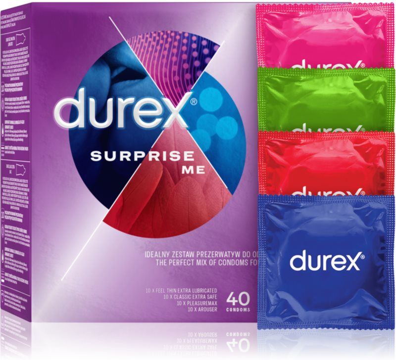 Durex Surprise Me Kondome Mix 40 St.