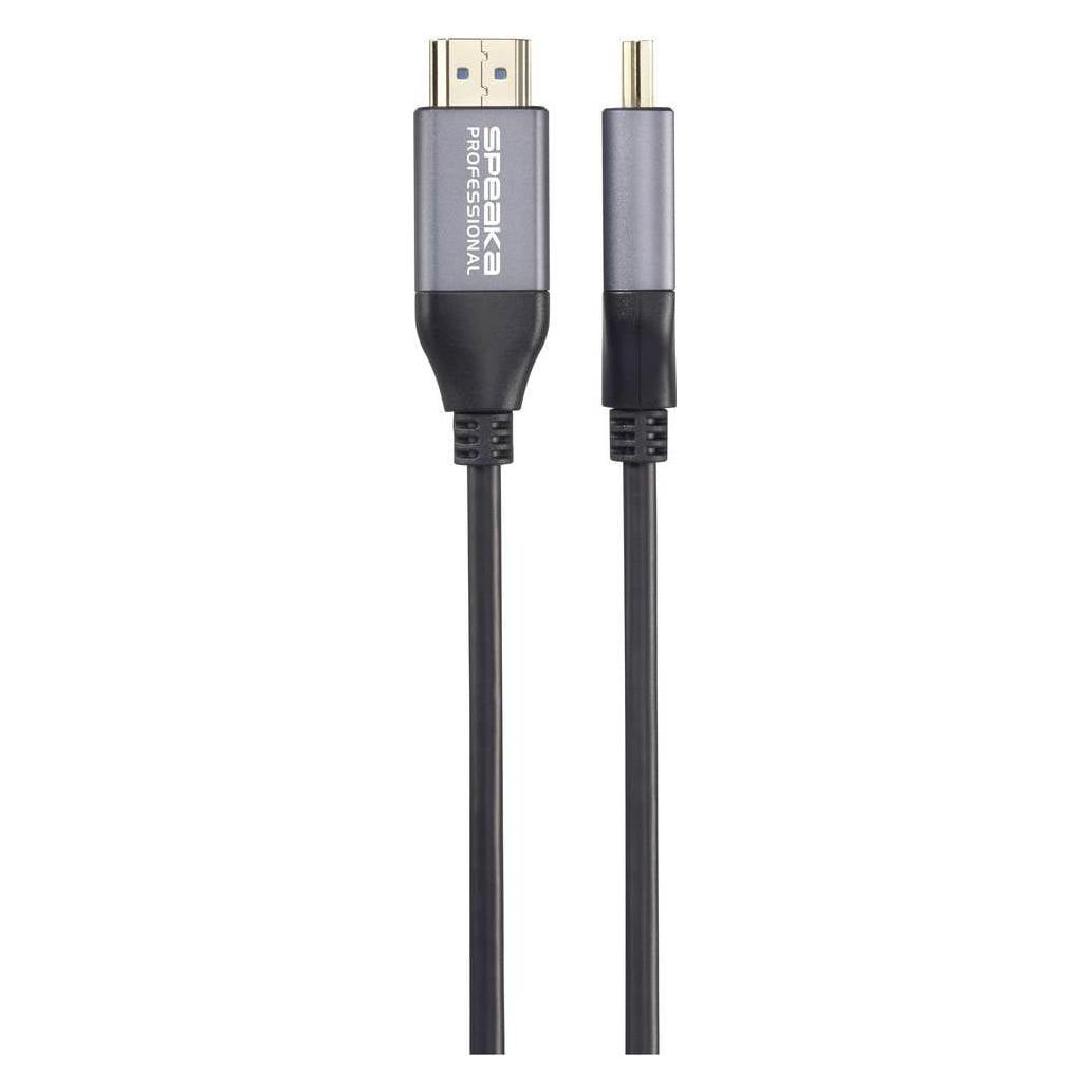 SpeaKa Professional HDMI / Glasfaser Anschlusskabel HDMI-A Stecker, HDMI-A Steck (100 m) (SP-12842688)