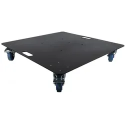 Showgear Universal-Traversen-Grundplatte 750 mit Rädern, Montage Lichttechnik, Silber