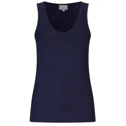 Damella Bamboo 31301 Tank Top Marine Bambus Medium Damen