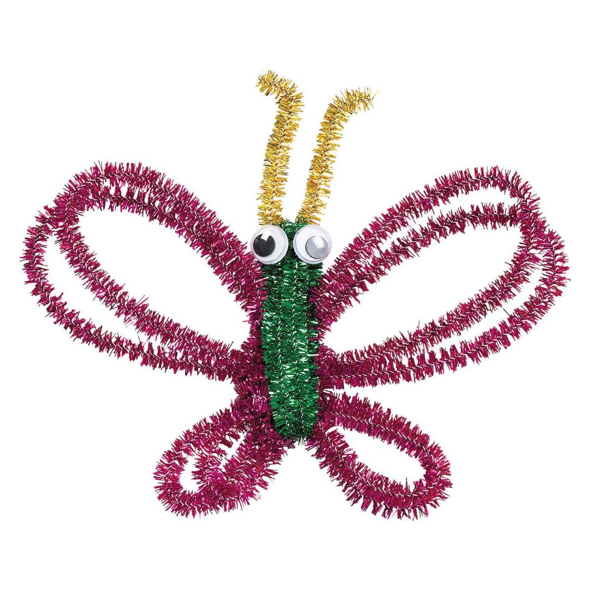 Colorations Färbungen - Chenille-Draht-Glitzer, 100 Stück. (0.30 m) (39319720)