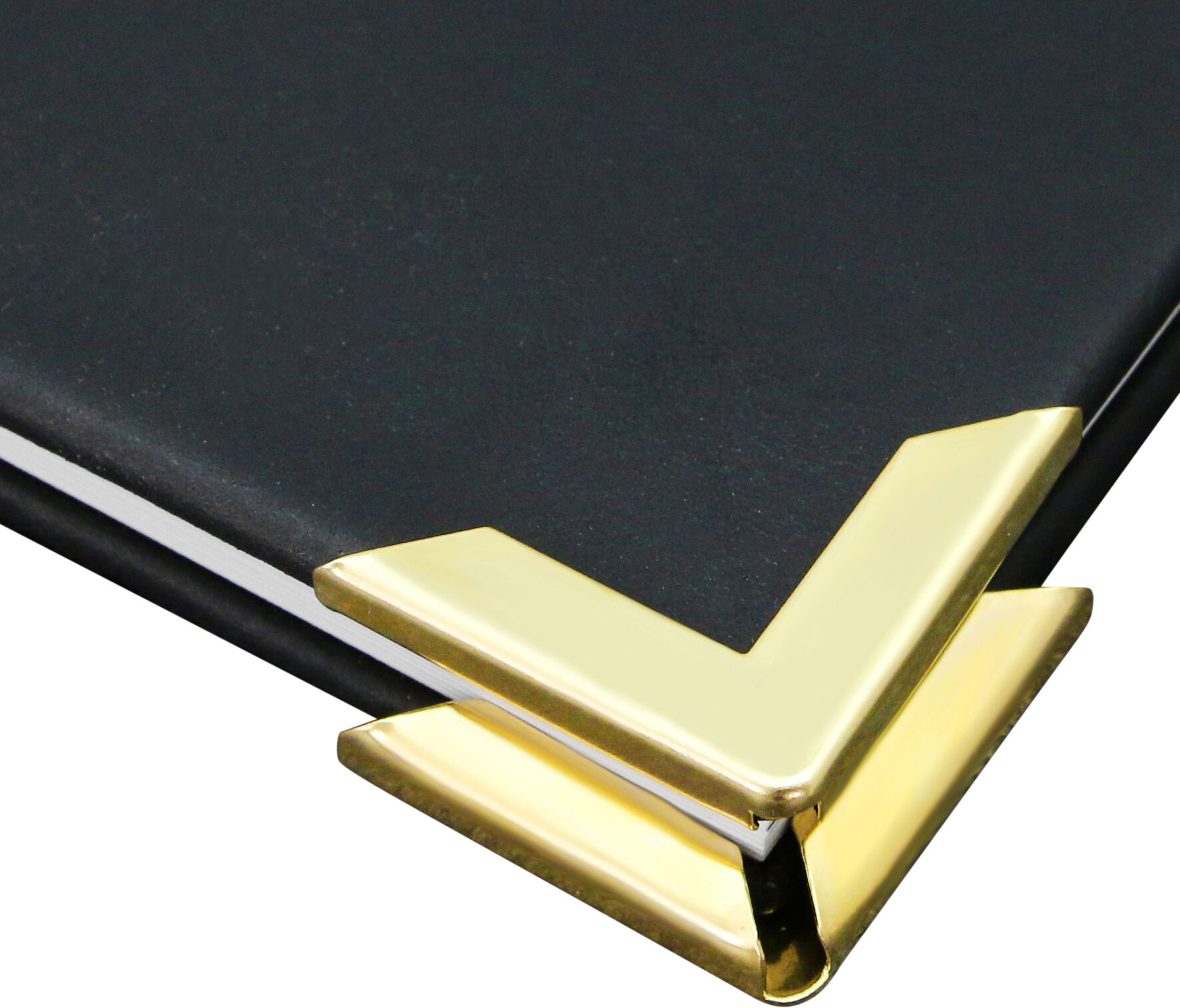 SPRINTIS 100 Unità - Angoli per libri Metallo ottonato   PS 30 - 30 x 30 mm, oro