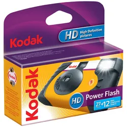 Power Flash 27+12 ISO 800 Einwegkamera mit Blitz