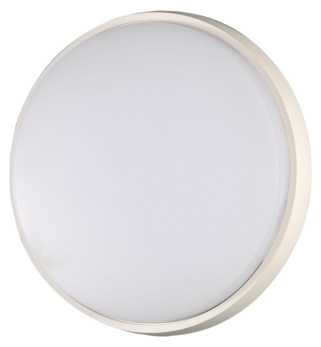 Fabas Luce Olly Moderne LED-plafondlamp, Wit, Ø240mm