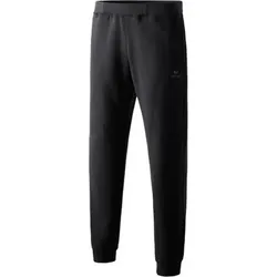 ERIMA Kinder Sweatpant mit Bündchen, Größe 152 in Schwarz Schwarz