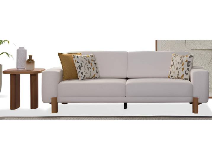 JVmoebel Polstergarnitur Stilvolles Sofa-Set Minimalistischer Stil Weiße Farbe Modernes Design, (2-tlg)