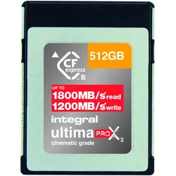 Integral INCFE512G1800/1200/S900 (512 GB, CFexpress Typ B), Speicherkarte