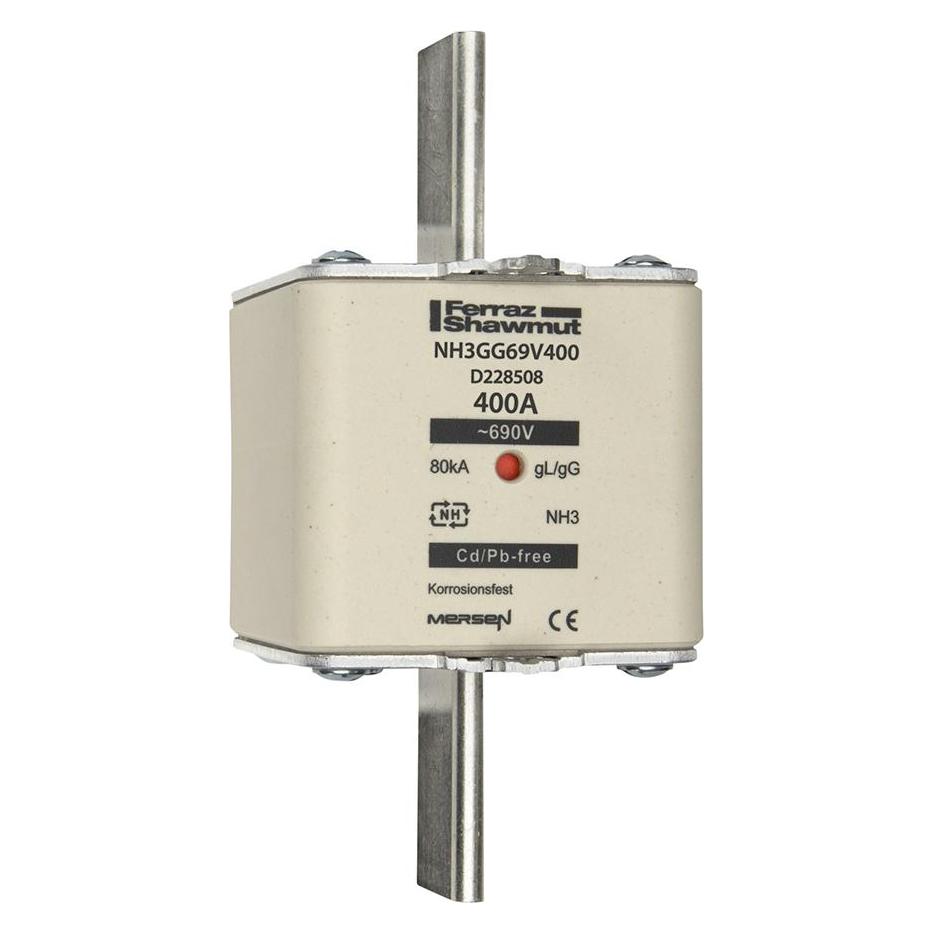 Lindner LIN 1C383. NH-Sicherungseinsatz Gr 3 400A 34W 690VAC (400 A) (D228508)