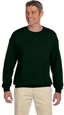 Jerzees 4662 Super Sweats NuBlend Crewneck Sweatshirt in Forest Green size 3XL 4662M, 4662MR