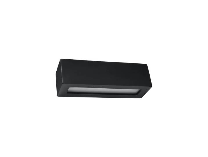 Design Keramik Wandlampe „Vega“ Schwarz Sollux Lighting