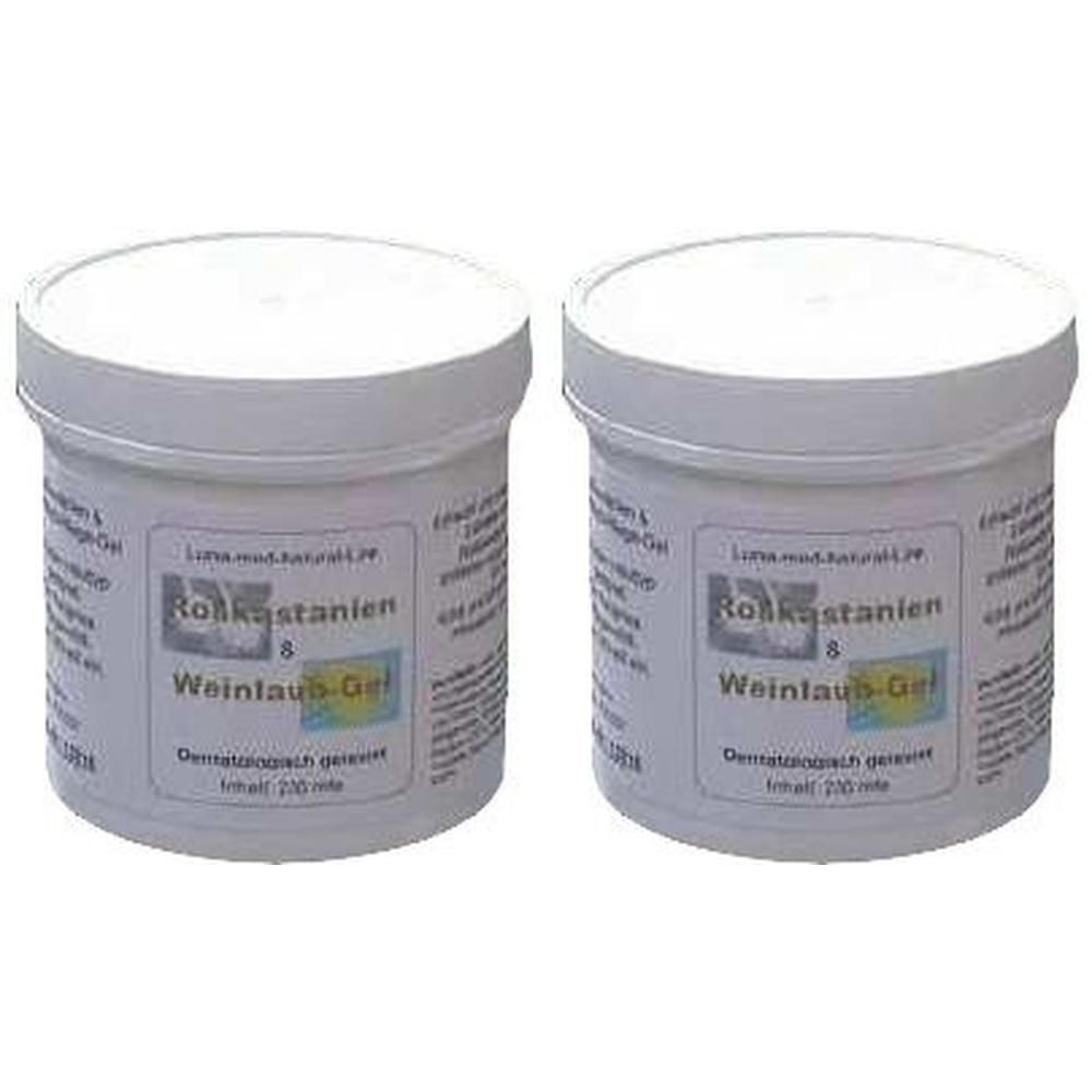 Rosskastanien Weinlaub Pflege Gel 2x 2x250 ml