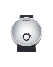 Steba WE 16 Waffeleisen 1 kW Silber/Weiß silber/wei? Watt Einstellbarer Br?unungsgrad Antihaftbeschichtung Teigauffangrille (186600)
