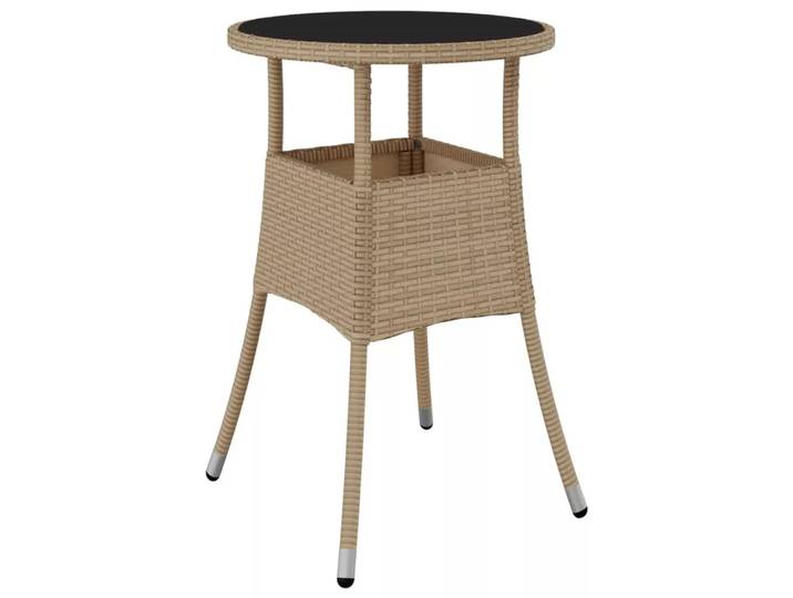 VidaXL - Gartentisch poly-rattan, One Size, Beige
