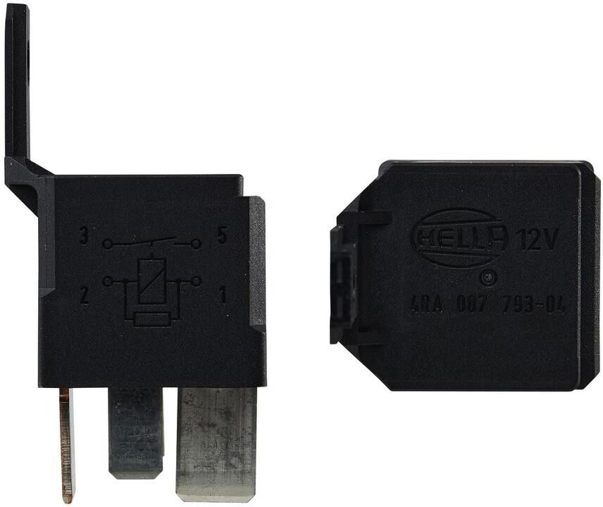 HELLA 4RA 007 793-041 Relais de courant de travail couleur noir
