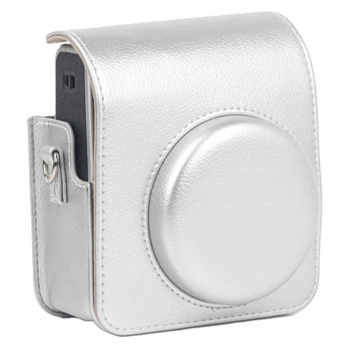 Loveinstant Pokrowiec Futerał Etui Pokrowiec Case Osłona do FujiFilm Fuji INSTAX Mini 40 / Srebrny (LOVEINSTANT)