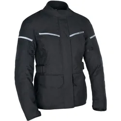 Oxford, Motorradjacke, Damen Spartan Lange wasserdichte Motorradjacke, Schwarz, 38 (Damen, 38)