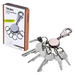 Troika Schlüsselanhänger »PATENT glänzend« silber
