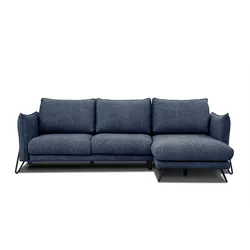 ECKSOFA HOSTEN 4-Sitzer, dunkelblau