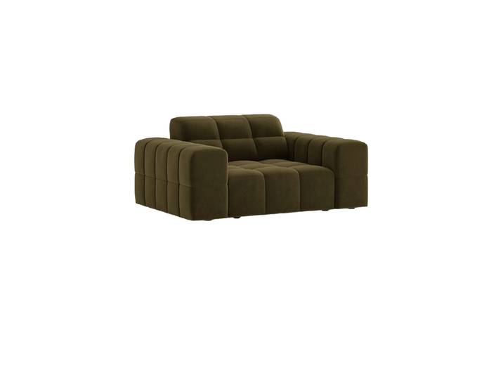 Design Sessel „Chicago“ Samt Grün chosen by Bloomingloft
