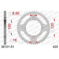 Afam, Motorrad Zubehör, 420 51 dents