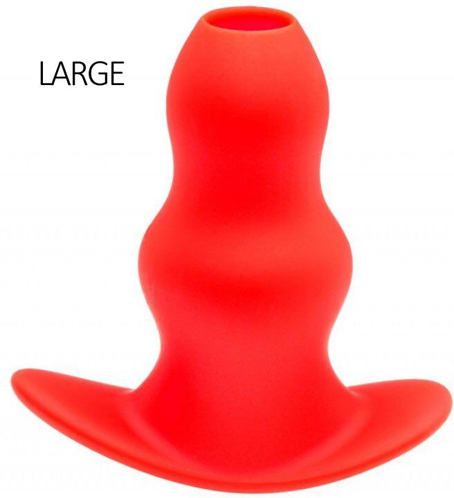MK Toys Plug Tunnel Stretch Rouge Large 15 x 7cm