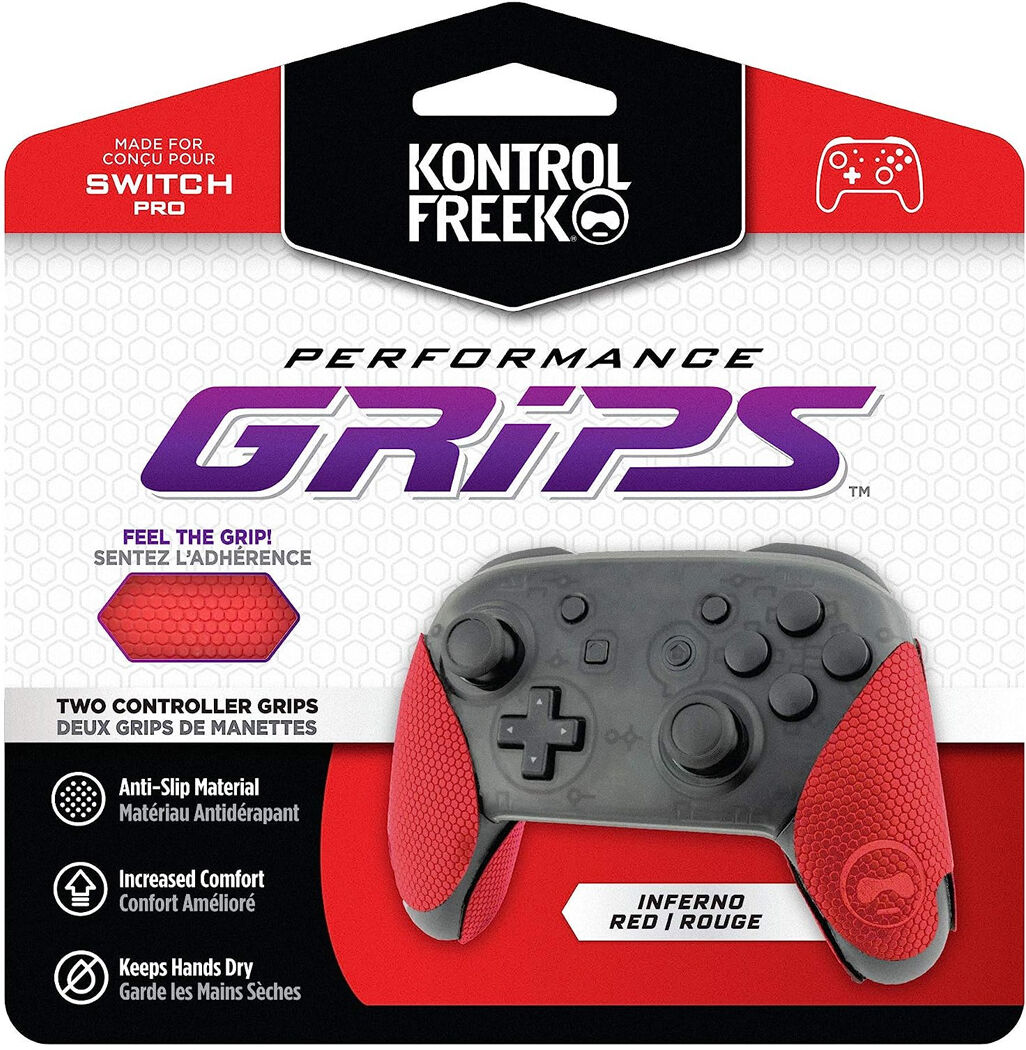 Kontrolfreek Performance Grips Inferno Red - Switch Pro