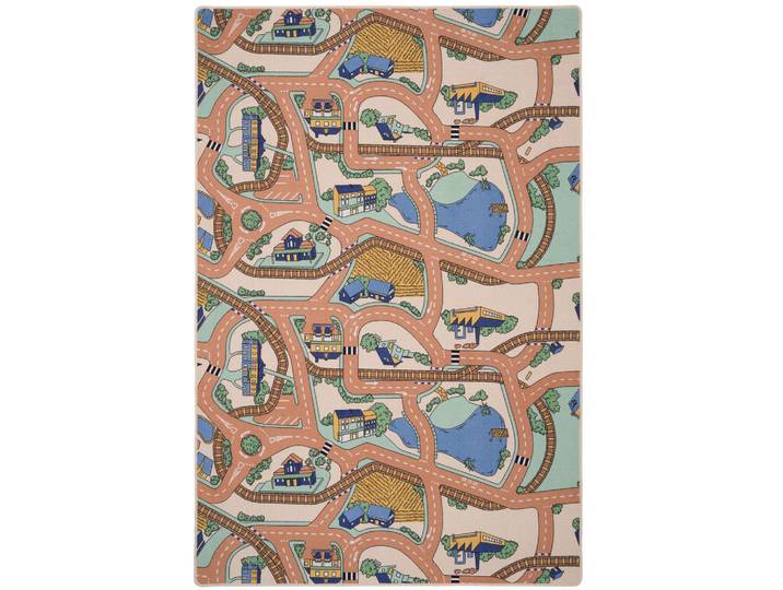 Snapstyle Kinder Strassenteppich, Beige, 140x200 cm, Teppiche und Böden, Teppiche, Kinderteppiche