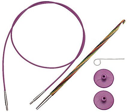 KnitPro Tunesische Häkelnadel, 5 mm Ø, im Set