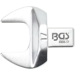 BGS Einsteck-Maulschlüssel 17 mm Aufnahme 9 x 12 mm - 6900-17